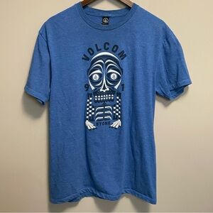 Volcom Stone Blue Tiki T-Shirt Men’s Large